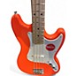 Used Squier Bronco tahitian coral Electric Bass Guitar