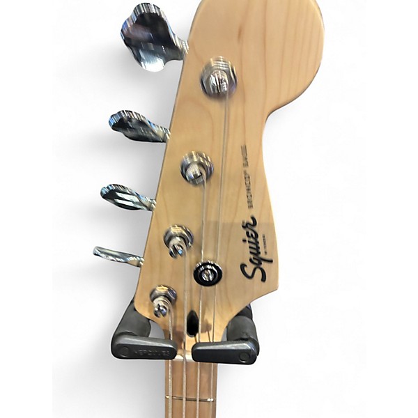 Used Squier Bronco tahitian coral Electric Bass Guitar