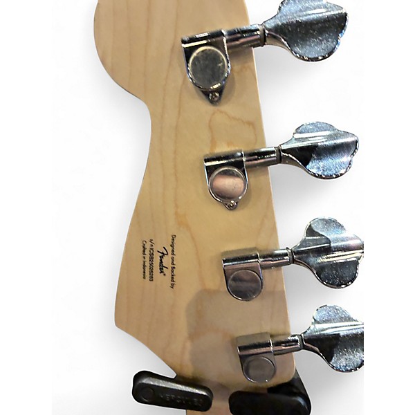 Used Squier Bronco tahitian coral Electric Bass Guitar