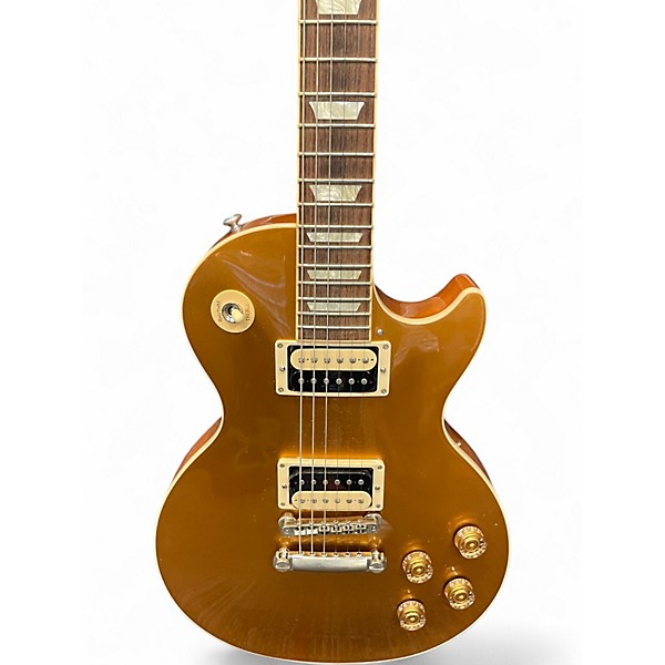 Used Gibson Les Paul Classic Gold Top Solid Body Electric Guitar