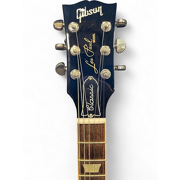Used Gibson Les Paul Classic Gold Top Solid Body Electric Guitar