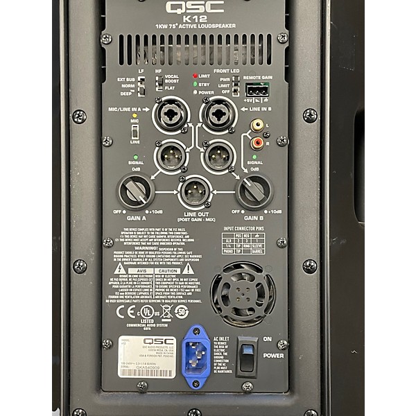 Used QSC K12 Powered Speaker