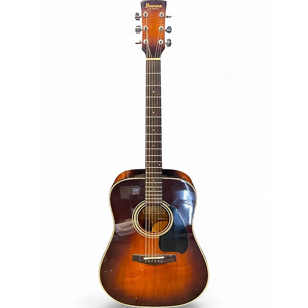 Used Ibanez PF20TV Brown Sunburst Acoustic Guitar