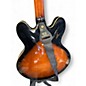 Used 1980s Epiphone Sheraton II Brown Sunburst Hollow Body Electric Guitar