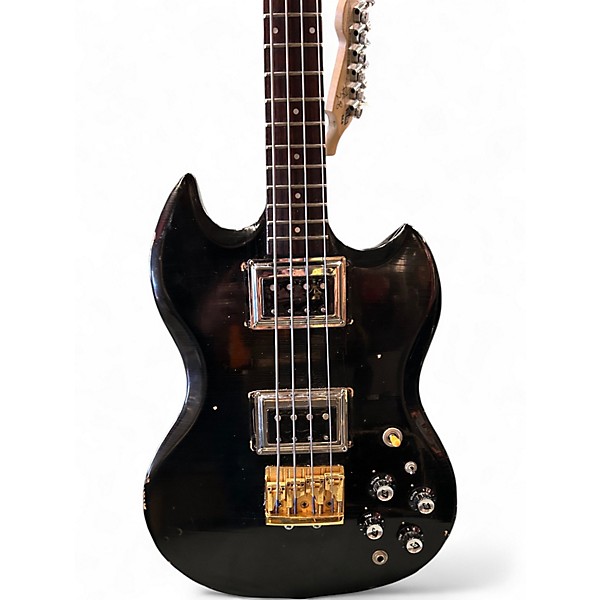 Vintage 1973 Guild Jetstar ii Black Solid Body Electric Guitar