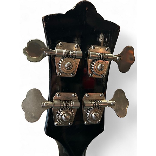 Vintage 1973 Guild Jetstar ii Black Solid Body Electric Guitar