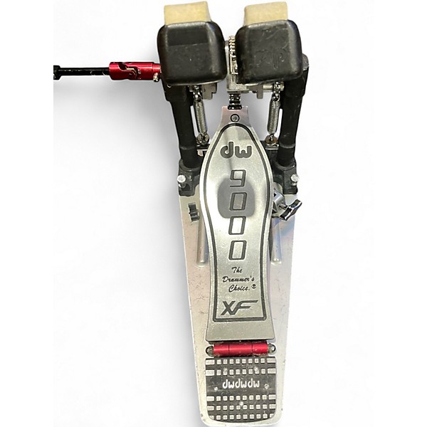 Used DW 9000 Series Double Double Bass Drum Pedal