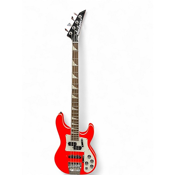 Used Jackson X series concert CBXN Construction Worker Orange Electric Bass Guitar