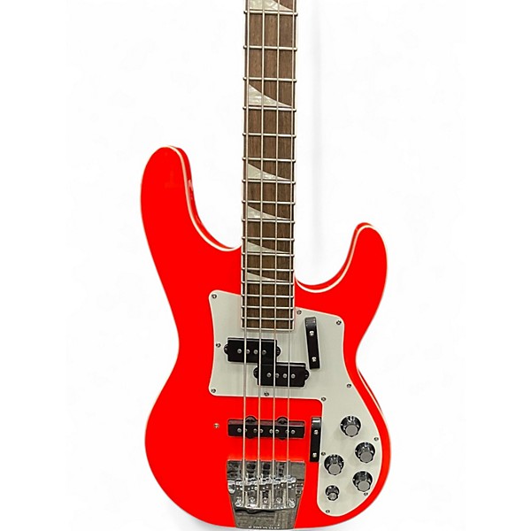 Used Jackson X series concert CBXN Construction Worker Orange Electric Bass Guitar