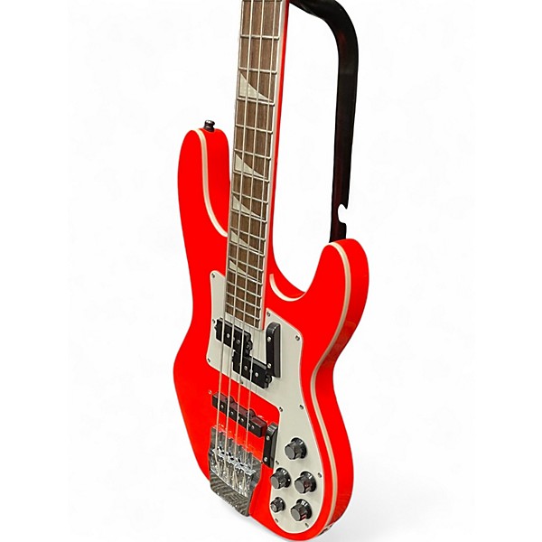 Used Jackson X series concert CBXN Construction Worker Orange Electric Bass Guitar