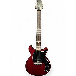 Used Gibson LES PAUL JR DOUBLE CUT Wine Red Solid Body Electric Guitar