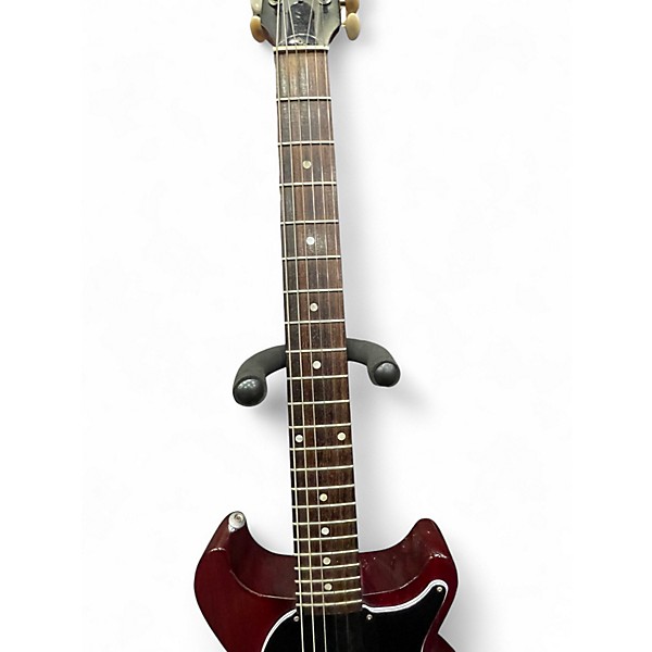 Used Gibson LES PAUL JR DOUBLE CUT Wine Red Solid Body Electric Guitar