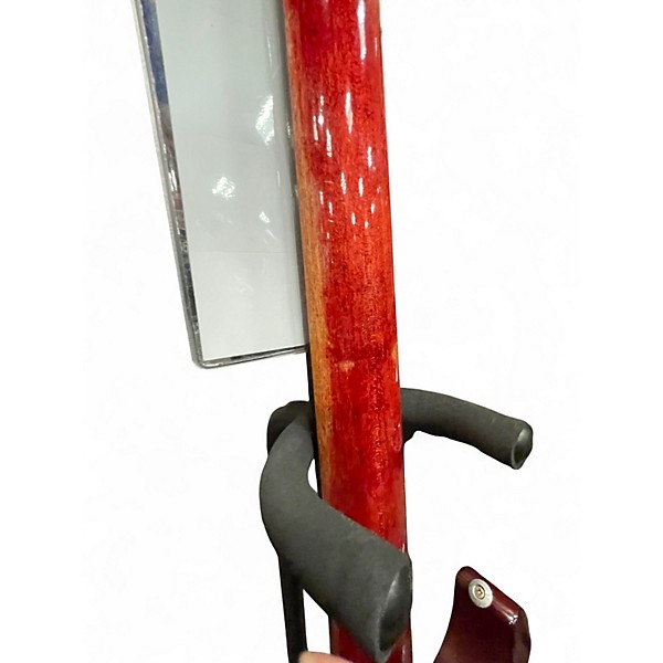 Used Gibson LES PAUL JR DOUBLE CUT Wine Red Solid Body Electric Guitar