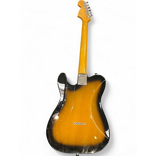 Used Squier Joe Trohman Signature Telecaster 2 Tone Sunburst Solid Body Electric Guitar