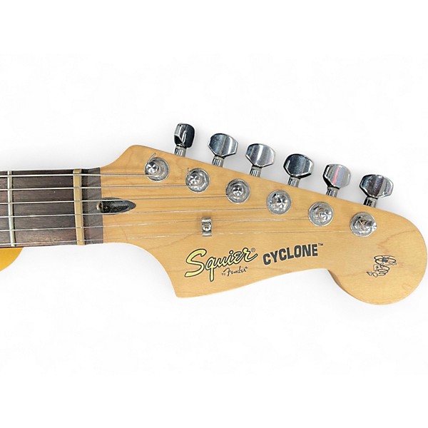 Used Squier Paranormal Cyclone Polar White Solid Body Electric Guitar