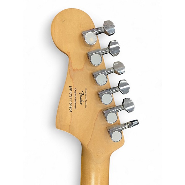 Used Squier Paranormal Cyclone Polar White Solid Body Electric Guitar