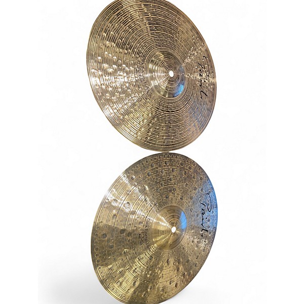Used Paiste 14in Signature Dark Energy Hi Hat MK I Pair Cymbal