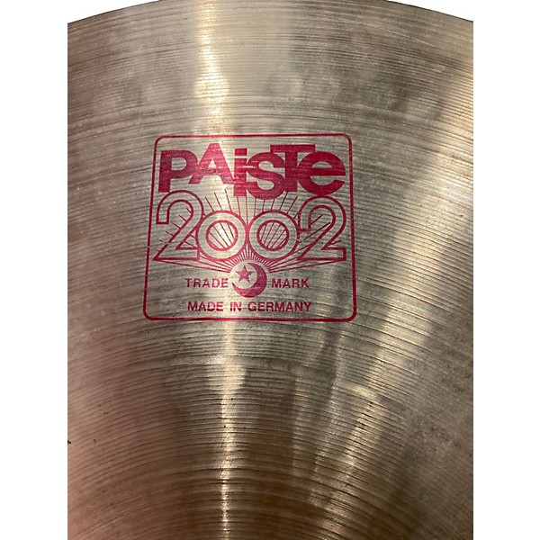 Used Paiste 16in 2002 Medium Crash Cymbal