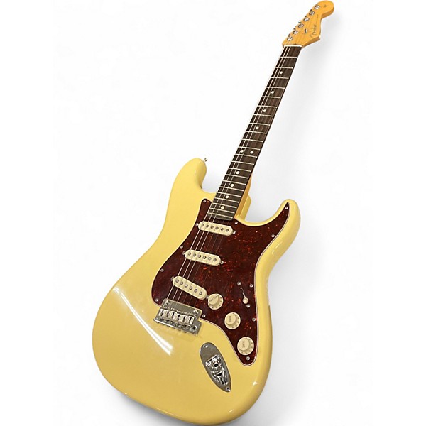 Used Fender FSR American Standard Stratocaster Vintage White Solid Body Electric Guitar