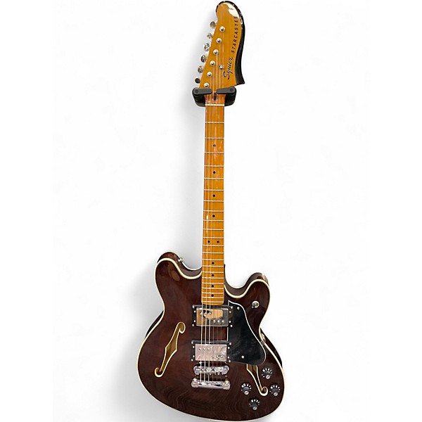 Used Squier Classic Vibe Starcaster Hollow Walnut Hollow Body Electric Guitar