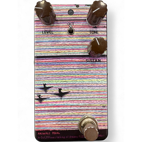 Used Animals Pedal In Oct, 3 foxes talking of dreamy FUZZ Effect Pedal