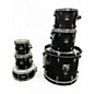 Used Yamaha 6 Piece STAGE CUSTOM ADVANTAGE TRANSPARENT DARK GREEN Drum Kit thumbnail