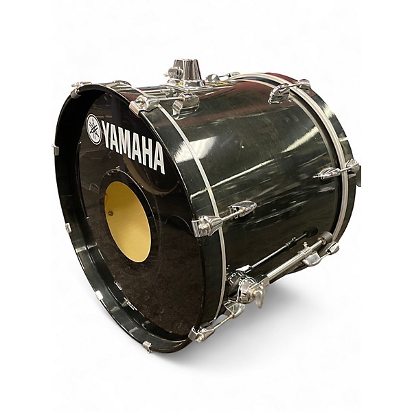 Used Yamaha 6 Piece STAGE CUSTOM ADVANTAGE TRANSPARENT DARK GREEN Drum Kit