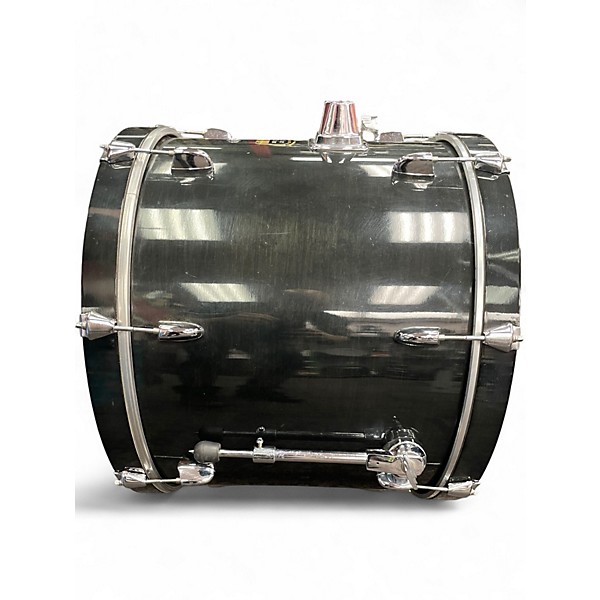 Used Yamaha 6 Piece STAGE CUSTOM ADVANTAGE TRANSPARENT DARK GREEN Drum Kit