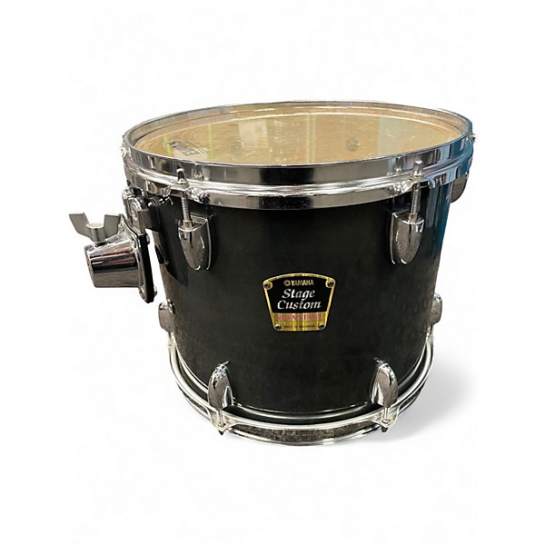 Used Yamaha 6 Piece STAGE CUSTOM ADVANTAGE TRANSPARENT DARK GREEN Drum Kit