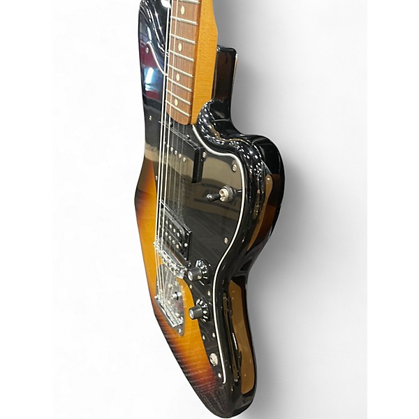 Used Fender Jazzmaster 3 Tone Sunburst Solid Body Electric Guitar