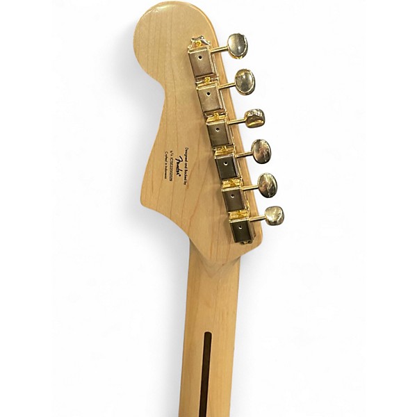 Used Squier 40th anniversary jazzmaster blue and gold Solid Body Electric Guitar