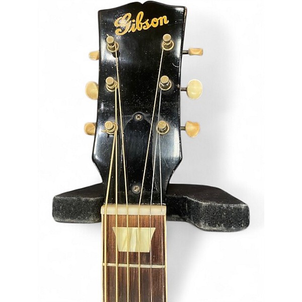 Vintage 1950s Gibson L50 3 Color Sunburst Acoustic Guitar