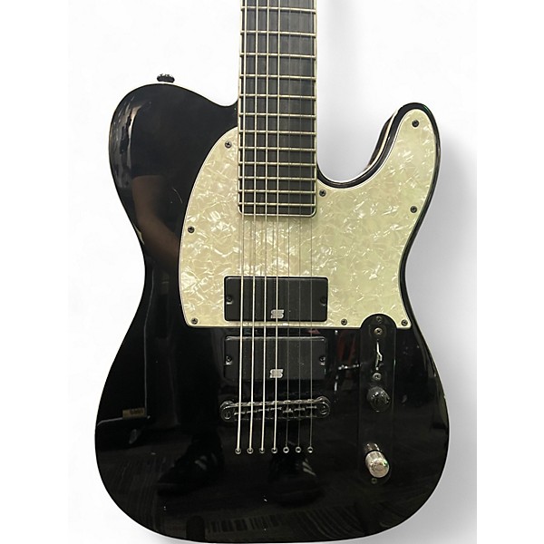 Used ESP LTD SCT607B Stephen Carpenter Signature 7 String Black Solid Body Electric Guitar