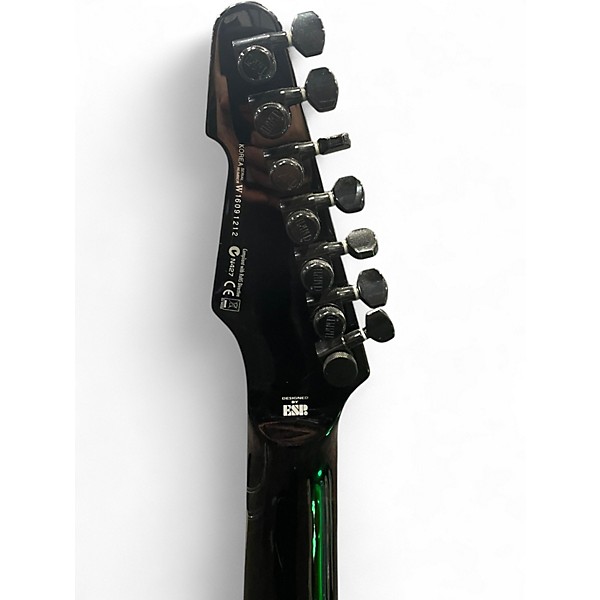 Used ESP LTD SCT607B Stephen Carpenter Signature 7 String Black Solid Body Electric Guitar