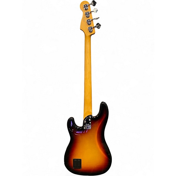 Used Fender American Ultra Precision Bass 3 Color Sunburst Electric Bass Guitar