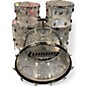 Vintage 1970s Ludwig 5 Piece Vistalite Clear Drum Kit thumbnail