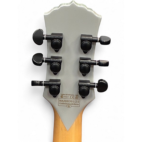 Used Wylde Audio Odin Grail Black and Silver Solid Body Electric Guitar