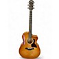 Used Taylor 214CE Plus Ziricote Special Edition Grand Auditorium Shaded Edge Burst Acoustic Electric Guitar thumbnail