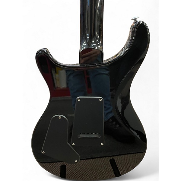 Used PRS SE Custom 24 Black Gold Burst Solid Body Electric Guitar