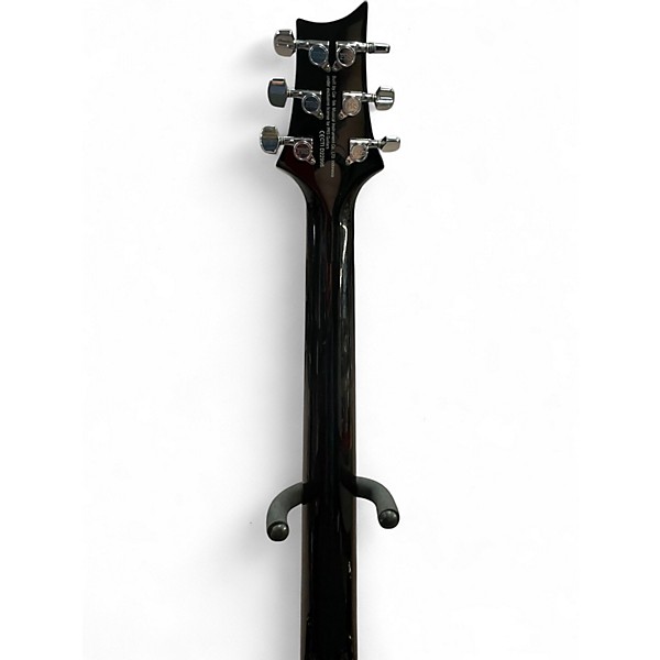 Used PRS SE Custom 24 Black Gold Burst Solid Body Electric Guitar