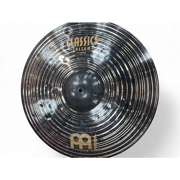 Used MEINL 18in CLASSIC CUSTOM DARCK CRASH Cymbal