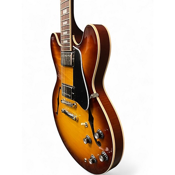 Used Gibson ES335 Figured Iced Tea Hollow Body Electric Guitar