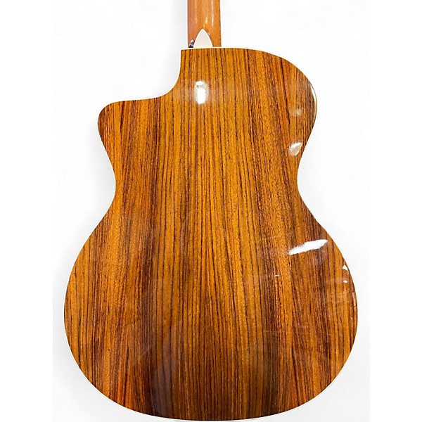 Used 2016 Taylor 214ce DLX Natural Acoustic Electric Guitar