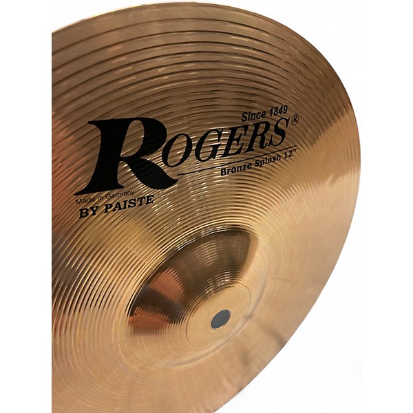 Used Rogers 12in BRONZE SPLASH Cymbal