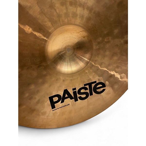 Used Paiste 20in ALPHA POWER RIDE Cymbal