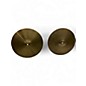 Used Rogers 14in SS HI-HAT PAIR Cymbal thumbnail