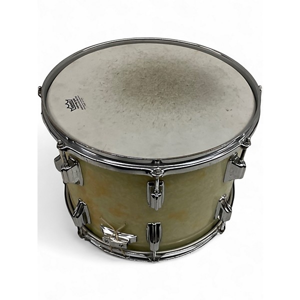 Used Rogers 14X10 POWERTONE FIELD SNARE WHITE MARINE PEARL Drum