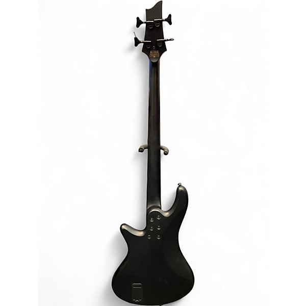Used Schecter Guitar Research Stiletto Stealth 4 Black Electric Bass Guitar