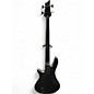 Used Schecter Guitar Research Stiletto Stealth 4 Black Electric Bass Guitar