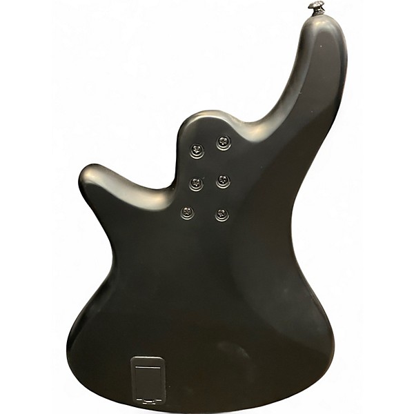 Used Schecter Guitar Research Stiletto Stealth 4 Black Electric Bass Guitar